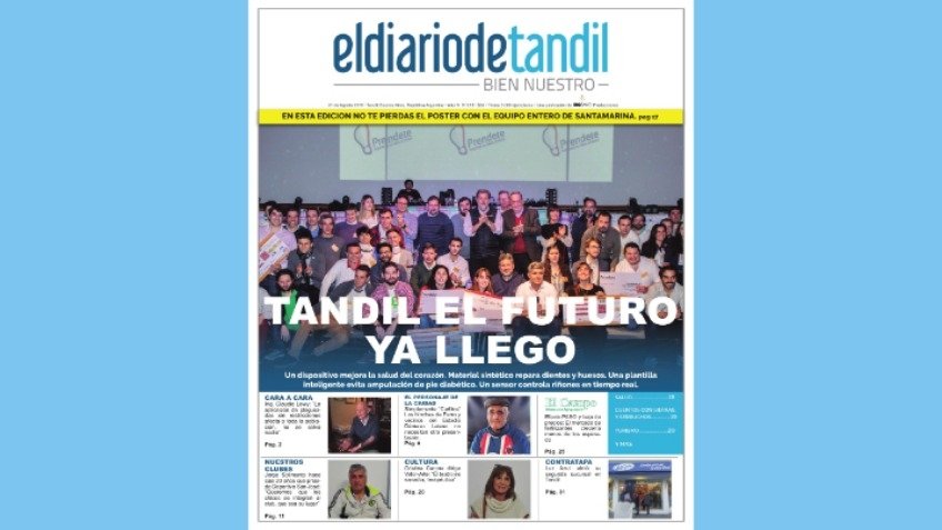 "Tandil, el futuro ya llegó", la tapa de nuestra Edición Papel